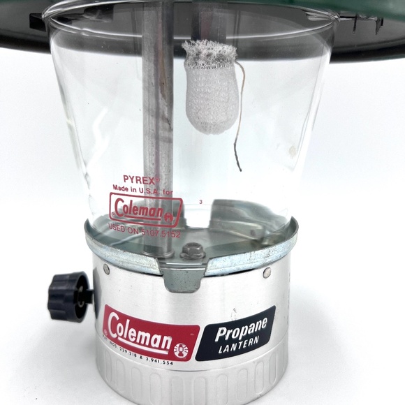 Vintage Coleman Model 5107 Single Mantle Propane Gas Lantern Missing Parts - Picture 2 of 12
